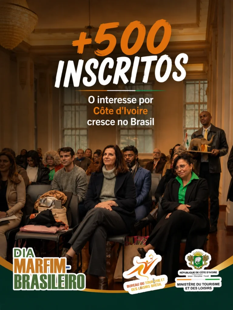 Dia Marfim-Brasileiro supera marca de 500 pessoas e reforça interesse pela Costa do Marfim no Brasil