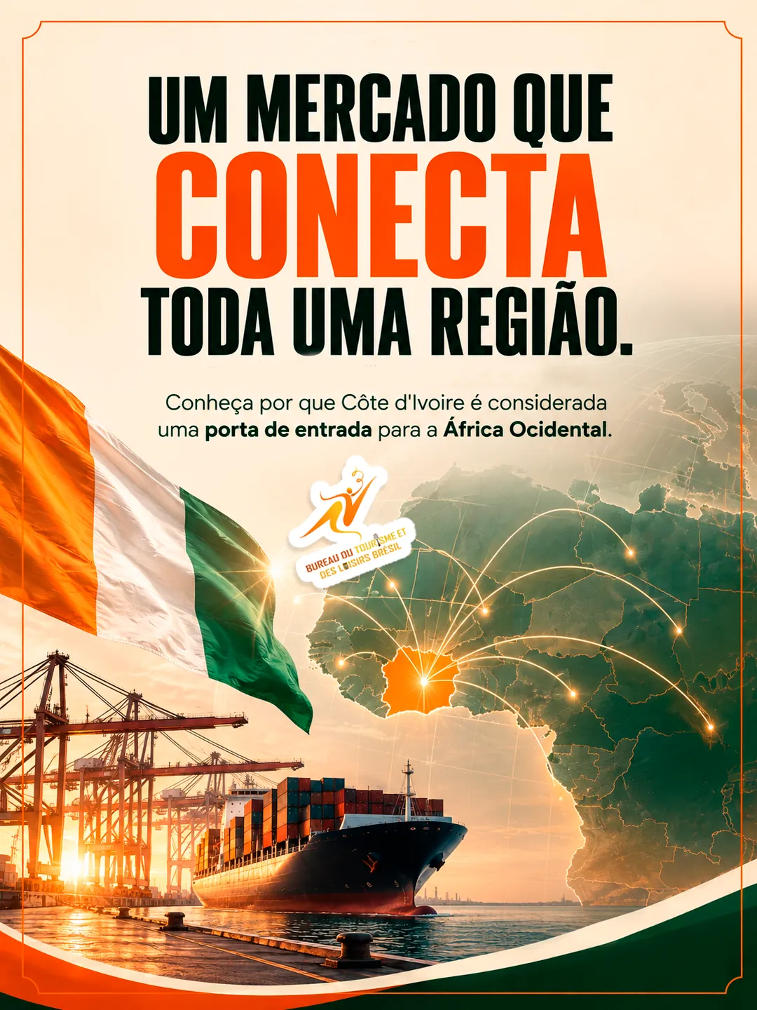 A Costa do Marfim se posiciona como porta de entrada para a África Ocidental