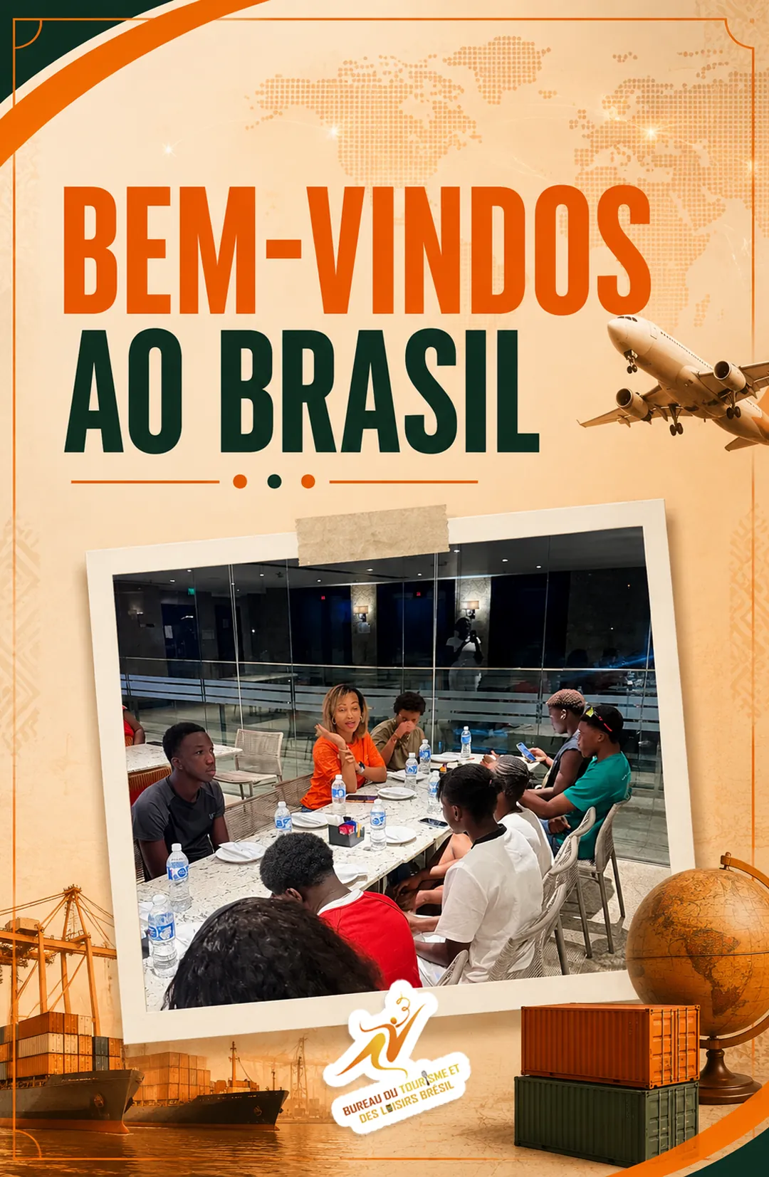 Bureau registra boas-vindas ao Brasil à Madrinha da Costa do Marfim — imagem 1