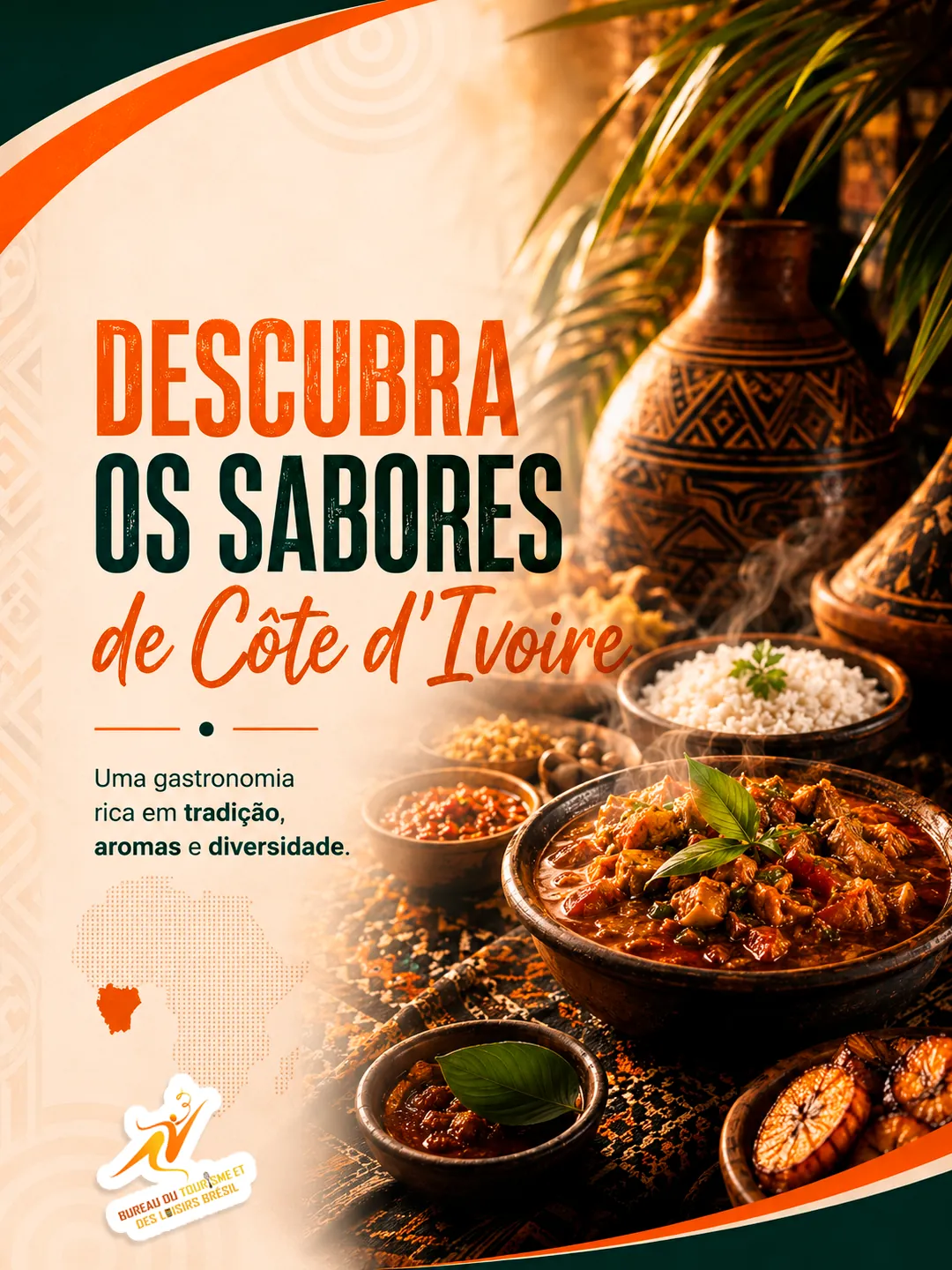 Descubra os sabores da Costa do Marfim: tradição, aromas e diversidade
