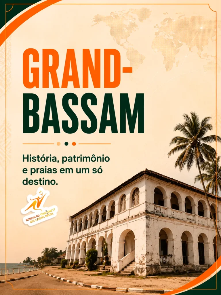 Grand-Bassam reúne história, patrimônio e praias em um só destino