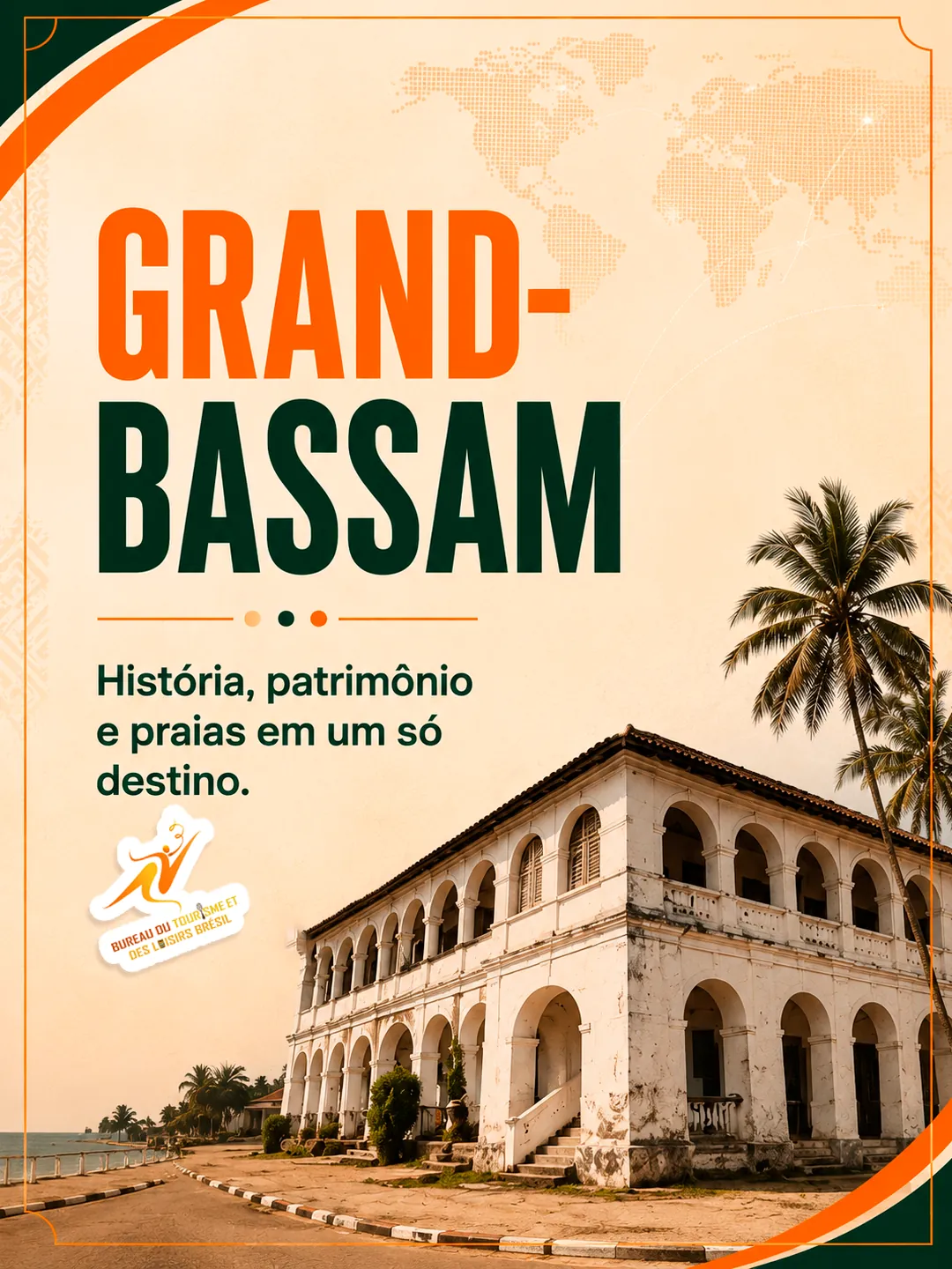 Grand-Bassam reúne história, patrimônio e praias em um só destino