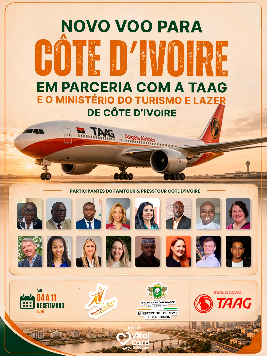 New Côte d’Ivoire connection presented with TAAG and the Ministry of Tourism and Leisure