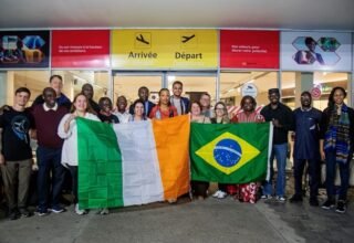Do Brasil a Abidjan: comitiva chega à Côte d’Ivoire pela nova conexão da TAAG
