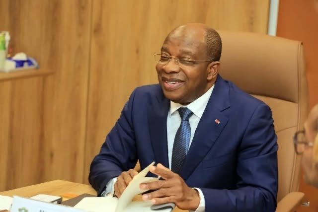 Amadou Koné, ministro dos Transportes e Assuntos Marítimos da Côte d’Ivoire